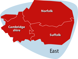 Map of East