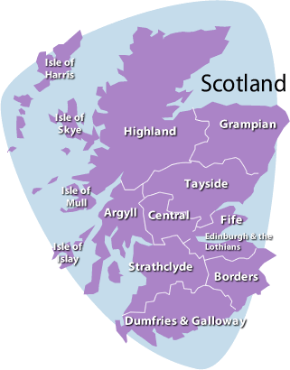 Map of Scotland